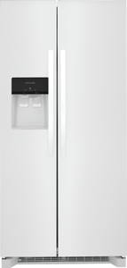 Frigidaire 33" Side by Side Fridge Standard Depth Ice and Water - White - FRSS2323AW