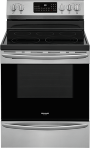 Frigidaire Gallery 30" Free Standing Smooth Top Electric Range Self Clean Air Fry - Stainless - GCRE306CAF