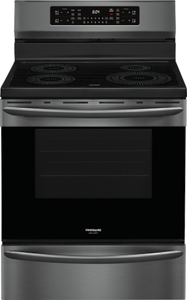 Frigidaire Gallery 30" Free Standing Induction Range Self Clean Air Fry - Black Stainless - GCRI305CAD