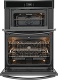 Frigidaire Gallery 30" Combo Wall Oven and Microwave - Black Stainless - GCWM3067AD