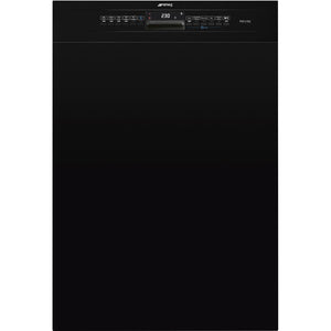 SMEG 24" Front Control Dishwasher - Black - LSPU8643BL