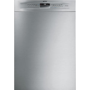 SMEG 24" Front Control Dishwasher - Stainless - LSPU8643X