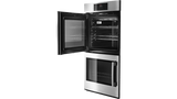 Bosch Benchmark Series 30" Double Wall Oven - Stainless - HBLP651LUC