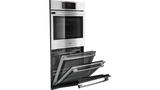 Bosch Benchmark Series 30" Double Wall Oven - Stainless - HBLP651UC