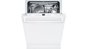 Bosch 24" 100 Series Dishwasher Top Control Third Rack - White - SHXM4AY52N
