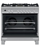 Fisher & Paykel 36" 5 Burner Contemporary Dual Fuel Range - Stainless - OR36SDG6X1