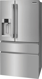 Frigidaire Professional 36" 4 Door Fridge Counter Depth Ice and Water - Stainless - PRMC2285AF