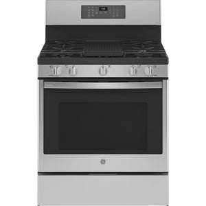 GE Profile 30" Free standing Duel Fuel Range - Stainless - PC2B935YPFS