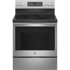 GE Profile 30" Freestanding Electric Range Steam Cleam - Stainless - PB935YPFS