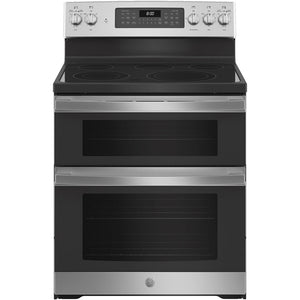 GE 30" Electric Freestanding Range Double Oven - Stainless - JBS86SPSS