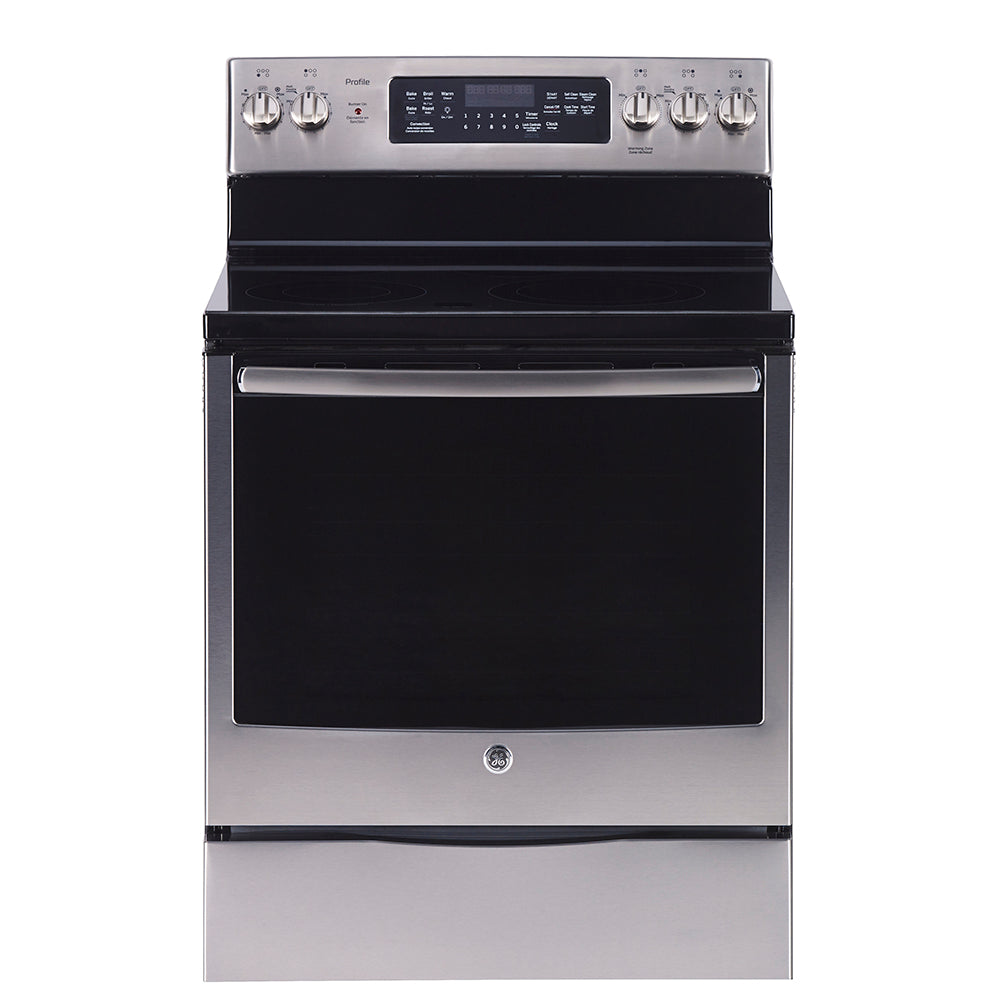 GE Profile 30" Freestanding Electric Range Self Cleam - Stainless - PC