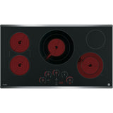 GE Profile 36" Electric Cooktop - Stainless - PP9036SJSS