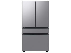 Samsung BESPOKE 36" Quad Door Refrigerator Counter Depth - Stainless - RF23BB8600QLAA