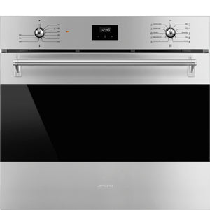 SMEG Classic 30" Single Oven 4.0 Cu Ft - Stainless - SOU3300TX