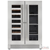 Vinoa Collection - 24" Beverage Center with 126 Cans & 21 Bottle Capacity - Stainless - V-87WBVC