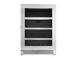 Vinoa Collection - 24" Beverage Center with 126 Cans & 6 Bottle Capacity - Stainless - V-050BVC