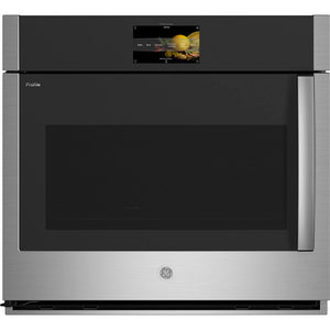 GE Profile 30" Wall Oven Left Swing - Stainless - PTS700LSNSS