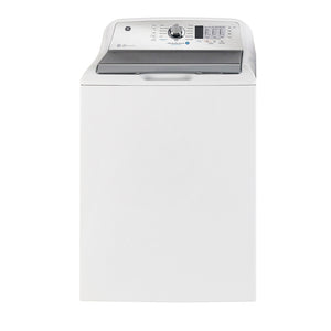 GE 27" 5.3 Cu Ft Top Load Washer Dual Action Agitator- White - GTW685BMRWS