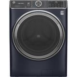 GE 27" Front Load Washer - Sapphire Blue - GFW850SPNRS