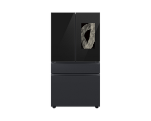 Samsung BESPOKE 36" Quad Door Refrigerator - Matte Black - RF29BB89008MAC