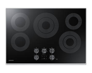 Samsung 30" Premium Electric Cooktop - Black Glass - NZ30K6330RS/AA