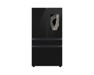 Samsung BESPOKE 36" Quad Door Refrigerator Counter Depth - Charcoal - RF23BB8900ACAC