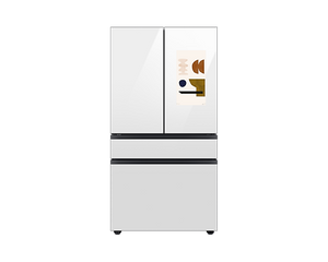 Samsung BESPOKE 36" Quad Door Refrigerator Counter Depth - Custom Panel - RF23BB8900AWAC