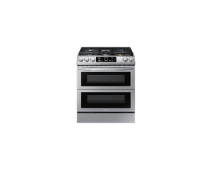 Samsung 30" Slide In Dual Fuel Range True Convection 5 Burner - Stainless - NY63T8751SS/AC