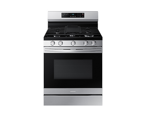 Samsung 30" Free Standing Gas Range Fan Convection 5 Burner - Stainless - NX60A6511SS/AA