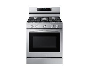 Samsung 30" Free Standing Gas Range True Convection 5 Burner - Stainless - NX60A6711SS/AA