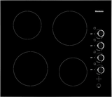 Blomberg 24" Knob Control Electric Cooktop - CTE24402