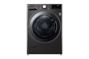 LG 27" Front Load Washer/Dryer Combo 5.2 Cu Ft - Black Steel - WM3998HBA