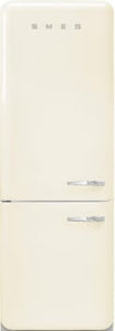 SMEG 27" 50's Style Bottom Mount Refrigerator - Cream - FAB38ULCR