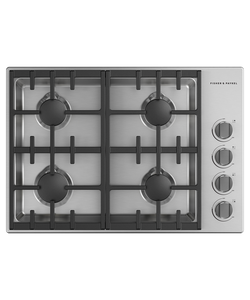 Fisher & Paykel 30" Professional Gas Cooktop Natural Gas - Stainless - CDV3-304N