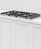 Fisher & Paykel 36" Professional Gas Cooktop With Halo Dials LPG - Stainless - CDV3-365HL