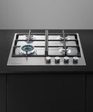 Fisher & Paykel 24" Contemporary Gas Cooktop Natural Gas - Stainless - CG244DNGX1 N
