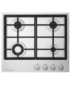 Fisher & Paykel 24" Contemporary Gas Cooktop Natural Gas - Stainless - CG244DNGX1 N