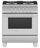 Fisher & Paykel 30" 4 Burner Classic Gas Range - Stainless Steel - OR30SCG4X1