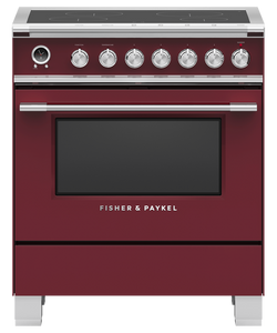 Fisher & Paykel 30" 4 Zone Classic Induction Range - Red - OR30SCI6R1