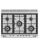Fisher & Paykel 36" 5 Burner Classic Gas Range - Red - OR36SCG4R1