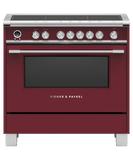 Fisher & Paykel 36" 5 Zone Classic Induction Range - Red - OR36SCI6R1