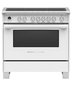 Fisher & Paykel 36" 5 Zone Classic Induction Range - White - OR36SCI6W1