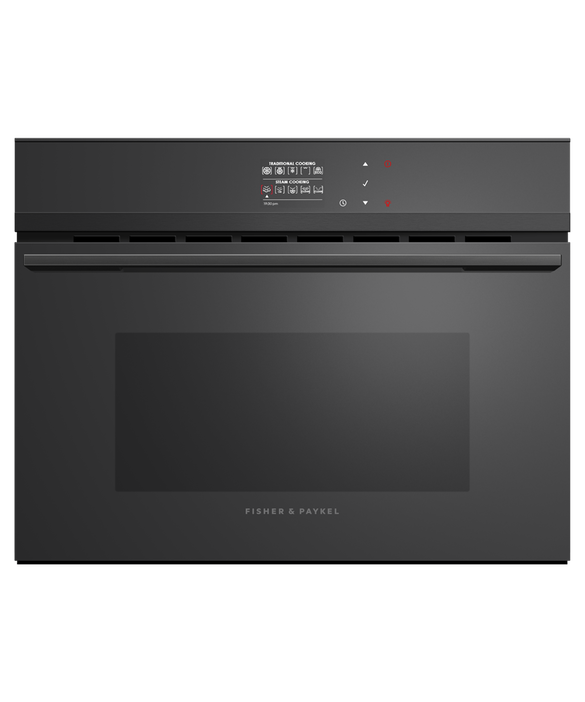 Fisher & Paykel 24" Contemporary Steam Oven - Black
