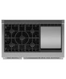 Fisher & Paykel 48" 5 Burner Professional Dual Fuel Range With Griddle Natural Gas - Stainless - RDV3-485GD-N