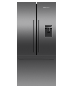 Fisher & Paykel 32" Free standing French Door Fridge Ice and Water - Black Stainless - RF170ADUSB5