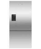 Fisher & Paykel 32" Free standing Bottom Mount Fridge Ice and Water Recessed Handle Left Hinge - Stainless - RF170BLPUX6 N