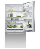 Fisher & Paykel 32" Professional Free standing Bottom Mount Fridge Ice and Water Right Hinge - Stainless - RF170WRKUX6