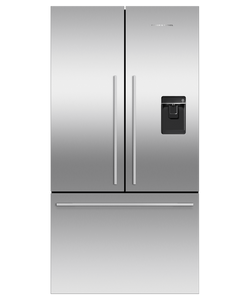 Fisher & Paykel 36" Free standing French Door Fridge Ice and Water - Stainless - RF201ADUSX5 N