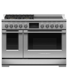 Fisher & Paykel 48" Hybrid Range 4 Zone Induction and 4 Burner Professional Gas Range Natural Gas - Stainless - RHV3-484-N
