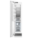 Fisher & Paykel 18" Column Freezer Ice Maker Stainless Interior Left Hinge - Custom Panel - RS1884FLJK1